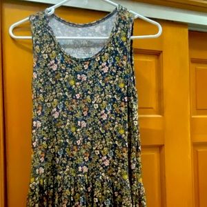 Latched Mama babydoll nursing tank, size M